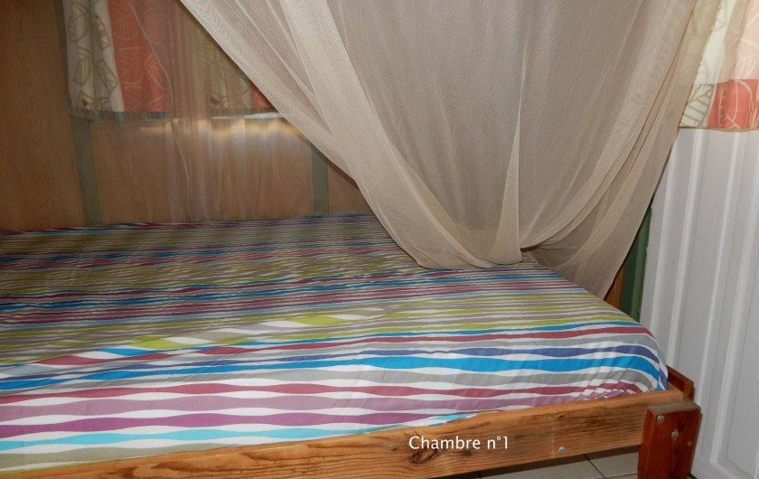 Location de vacances - Bungalow - Mobilhome à Le Carbet - Chambre 1