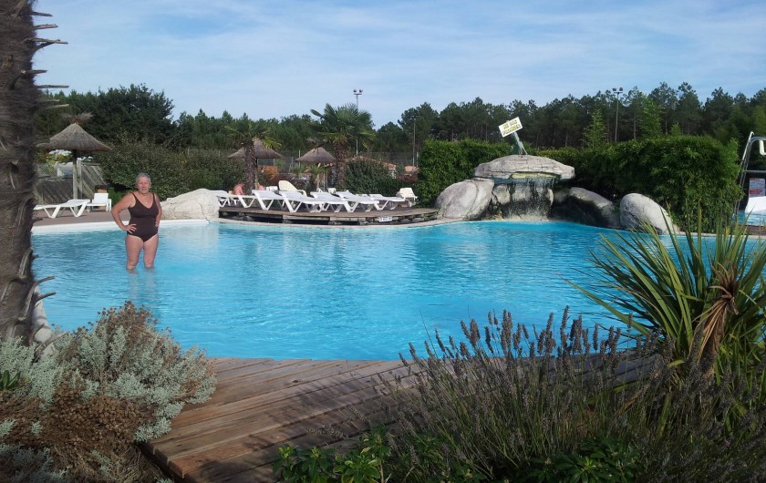 Location de vacances - Chalet à Lit-et-Mixe - piscine extérieur
