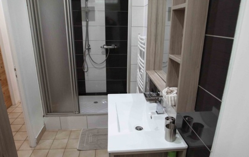 Location de vacances - Chalet à Raon-l'Étape - La première salle de douche avec wc