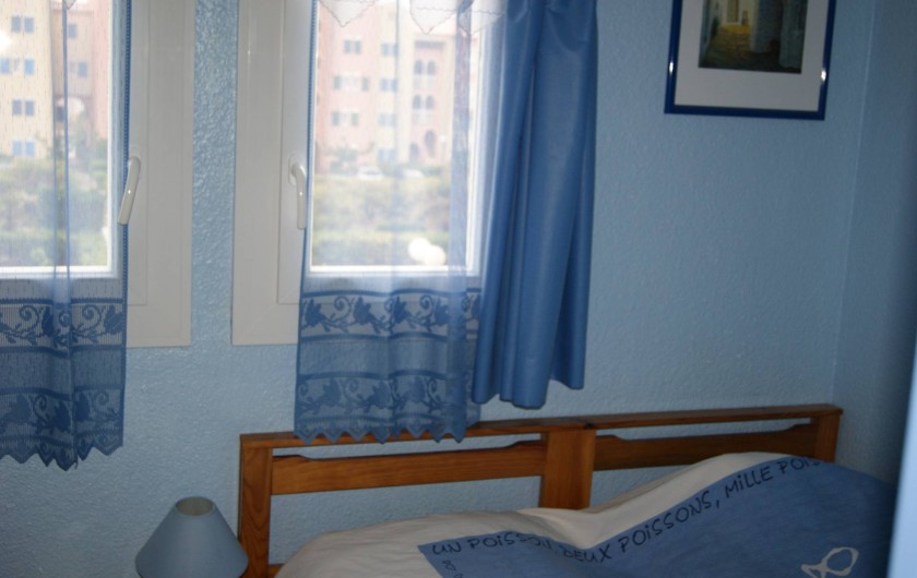 Location de vacances - Appartement à Le Barcarès - vue chambre 1