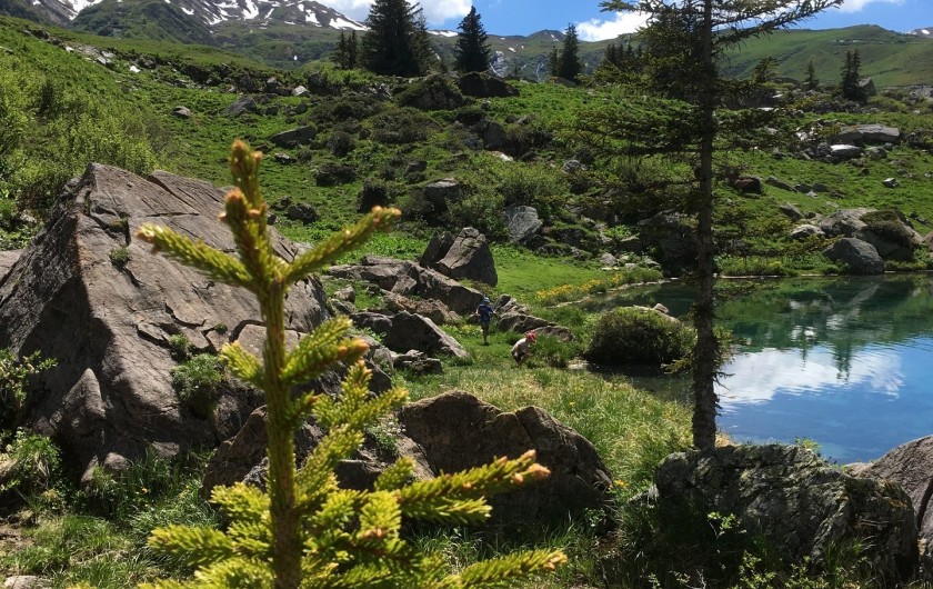 Location de vacances - Chalet à Arêches - Lac des fées à 5 kms du chalet