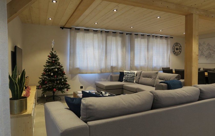 Location de vacances - Appartement à Les Gets - Coin détente