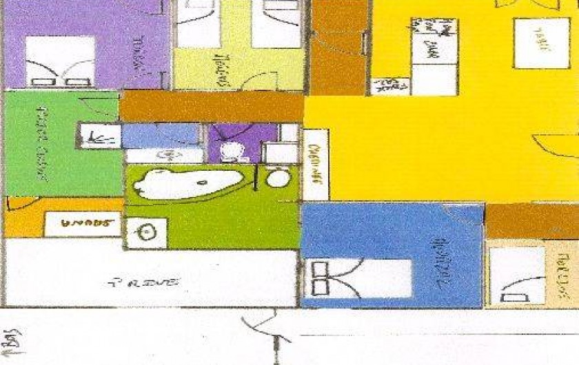 Location de vacances - Chalet à Châtel - PLAN