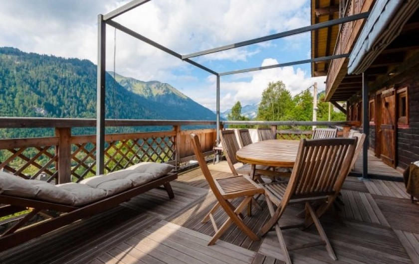 Location de vacances - Chalet à Châtel - TERRASSE