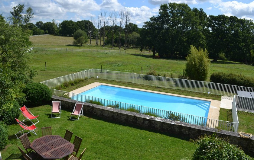 Jardin et piscine privée