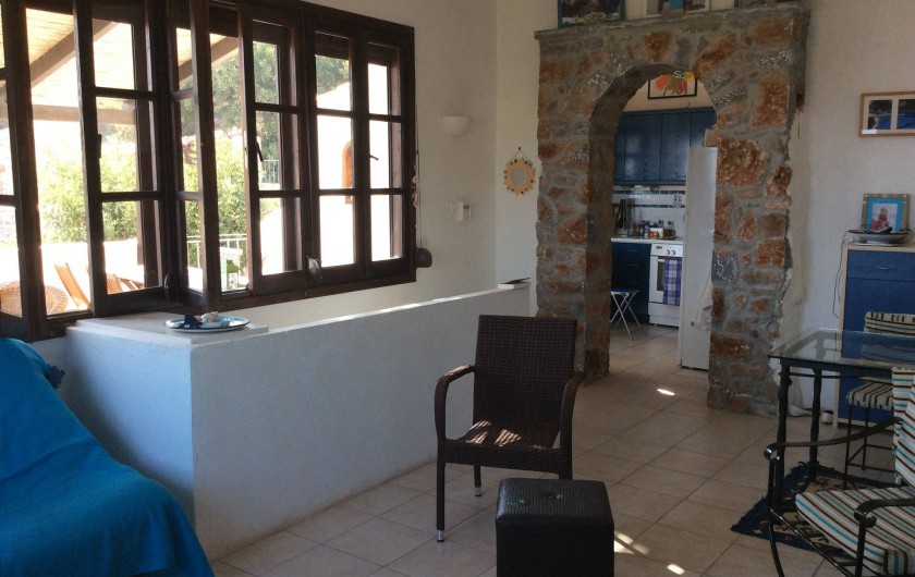 Location de vacances - Villa à Elounda - Living room