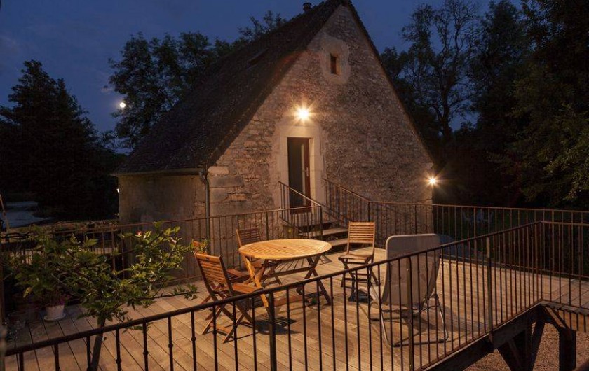 Location de vacances - Gîte à Rix - La terrasse et le cottage indépendant
