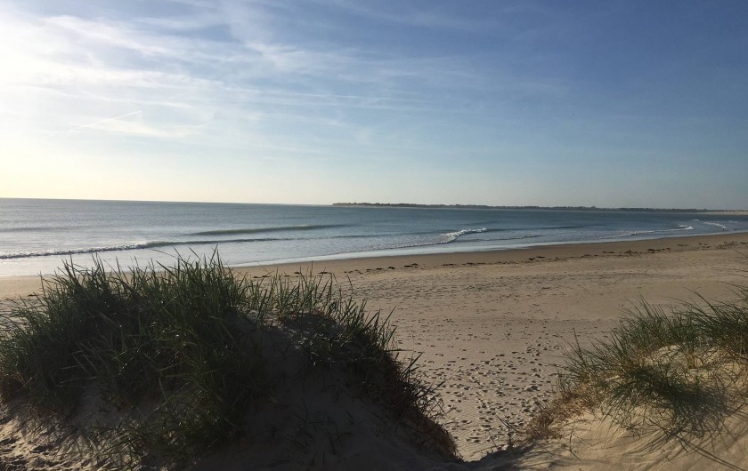 Location de vacances - Villa à Créances - La magnifique plage à 150M de la villa