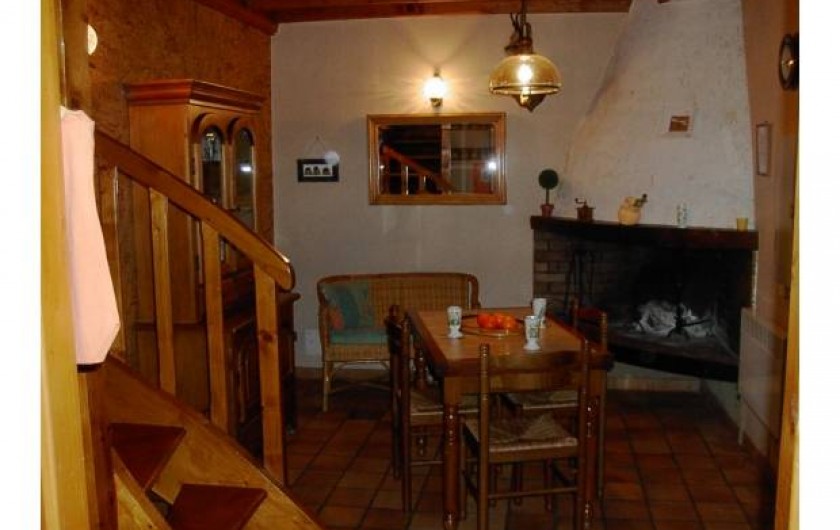 Location de vacances - Maison - Villa à Viella - Séjour cheminée