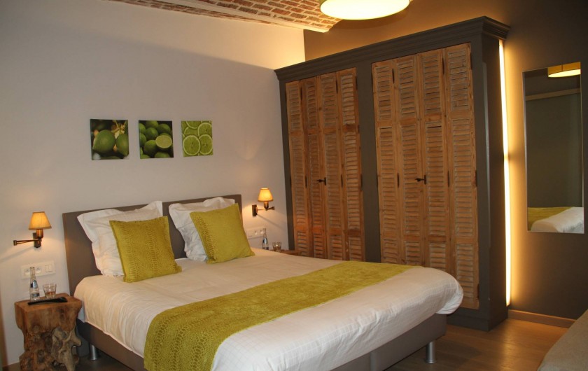 Location de vacances - Chambre d'hôtes à Zwevegem - Chambre Limoen