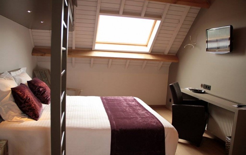 Location de vacances - Chambre d'hôtes à Zwevegem - Chambre Aubergine