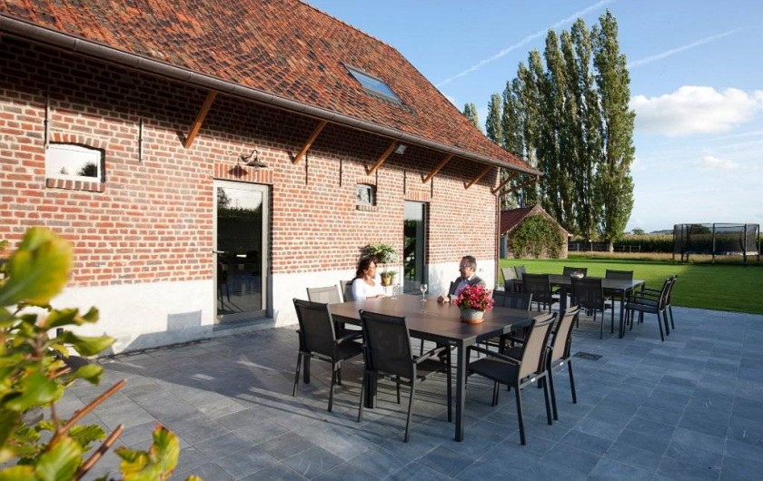 Location de vacances - Chambre d'hôtes à Zwevegem - Terasse