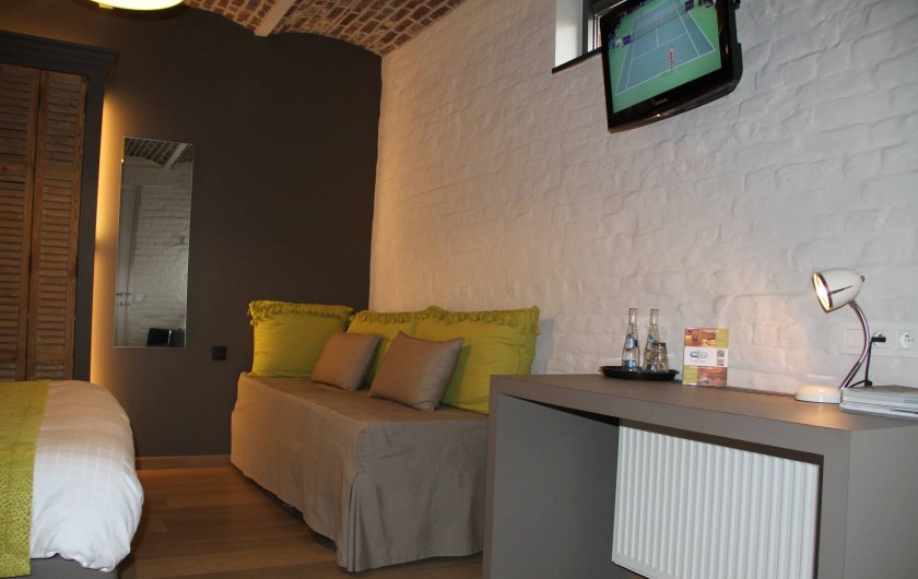 Location de vacances - Chambre d'hôtes à Zwevegem - Chambre Limoen