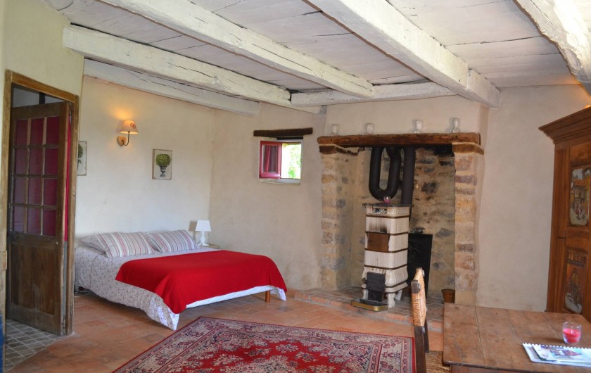 Location de vacances - Gîte à La Baconnière - Chambre avec salle de bains (douche) au rez de chaussée
