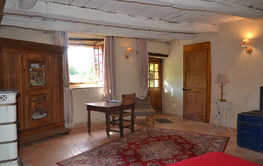 Location de vacances - Gîte à La Baconnière - Chambre avec salle de bains (douche) au rez de chaussée