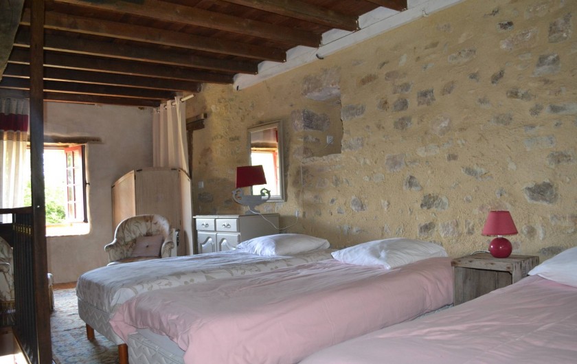 Location de vacances - Gîte à La Baconnière - Chambre 1er étage (dortoir 3 lits simple)