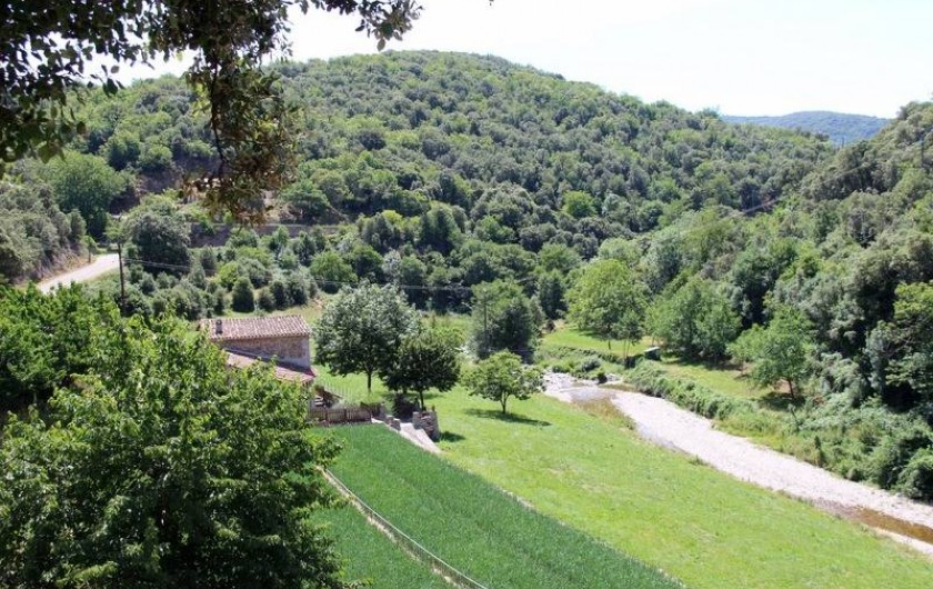 Location de vacances - Gîte à Notre-Dame-de-la-Rouvière - Vue depuis la Terrasse