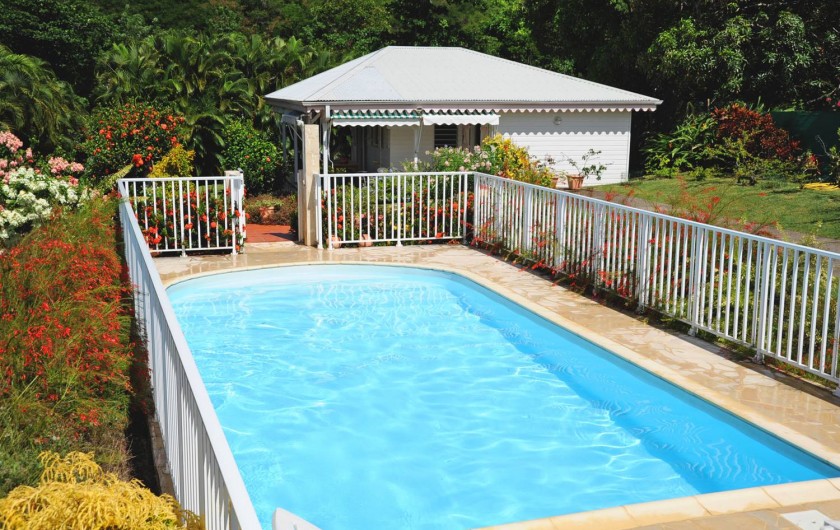 Location de vacances - Bungalow - Mobilhome à Le François - Villa F3 avec sa piscine privée.