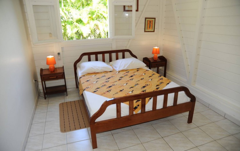 Location de vacances - Bungalow - Mobilhome à Le François - une des chambres des bungalows.