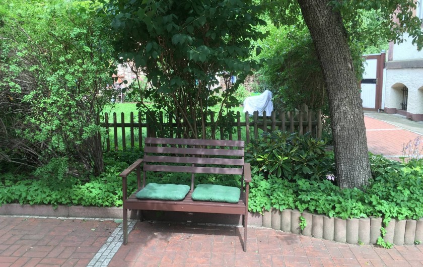 Location de vacances - Appartement à Dresde - Banc devant la maison