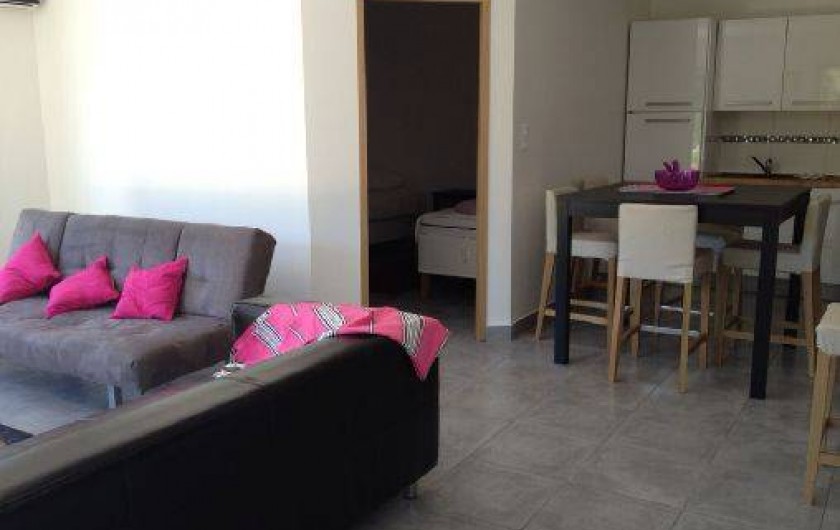 Location de vacances - Appartement à Porticcio - coin salon