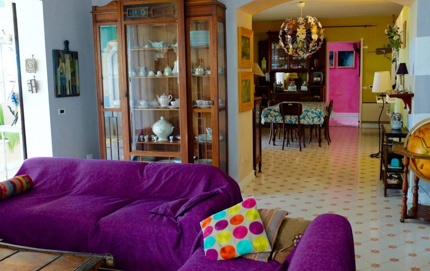 Location de vacances - Villa à Massa Lubrense - Salon TV