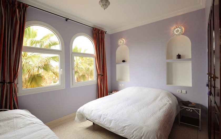 Location de vacances - Villa à Mirleft - La chambre 3 personnes.