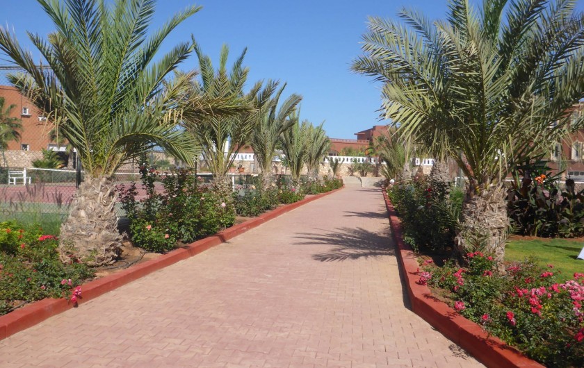 Location de vacances - Villa à Mirleft - Les terrains de tennis accès gratuit.