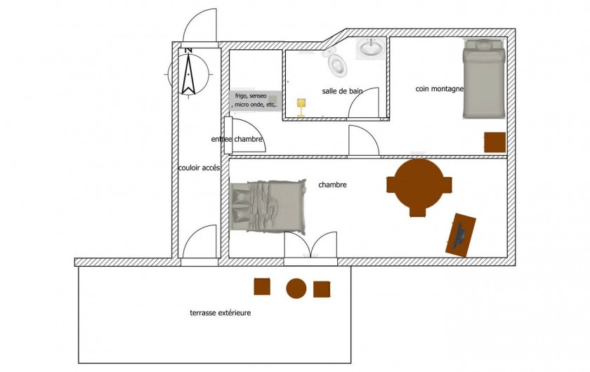 Location de vacances - Chambre d'hôtes à Enchastrayes