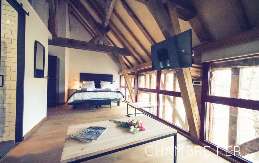 Location de vacances - Chambre d'hôtes à Sainte-Maure - Chambre Fer