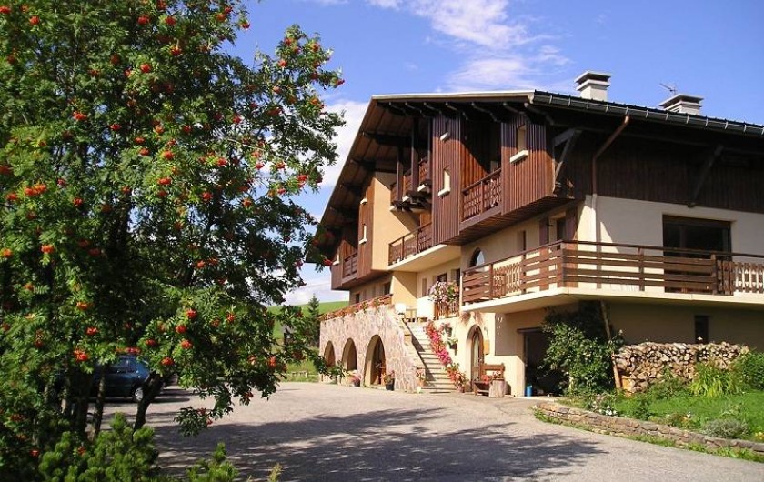 Location de vacances - Chalet à Cohennoz - LA CROIX DES AMBAILLES EN ETE
