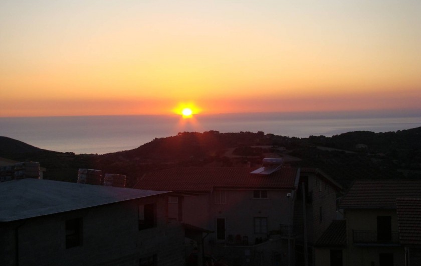 Location de vacances - Maison - Villa à Tresnuraghes - Notre coucher de soleil