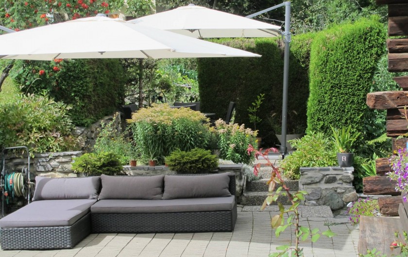 Location de vacances - Chalet à Bruson - Salon d'été