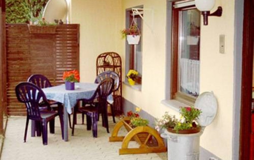 Location de vacances - Gîte à Allendorf - Terrasse et entree