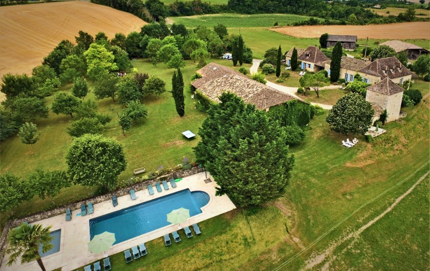 Location de vacances - Gîte à Villeréal - Le Jeanquet de Villeréal -5 gîtes de charmes avec piscines