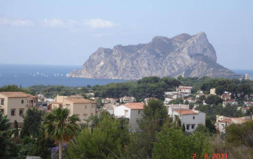 Location de vacances - Villa à Benissa - vue de la terrasse