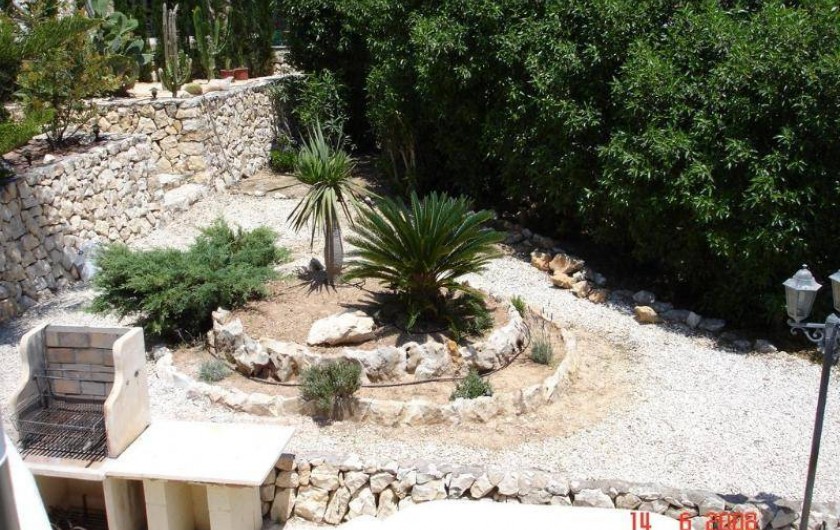 Location de vacances - Villa à Benissa - jardin avec BBQ