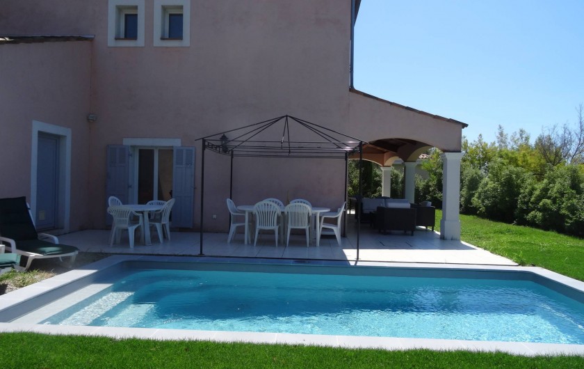 Location de vacances - Villa à Biot - Piscine et terrasse