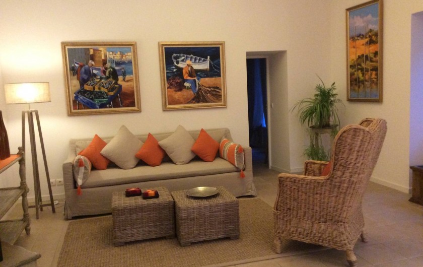 Location de vacances - Gîte à Mèze - Salon  - Gîte 1