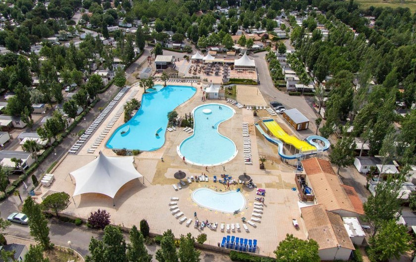 Location de vacances - Bungalow - Mobilhome à Vias - complexe vu du ciel