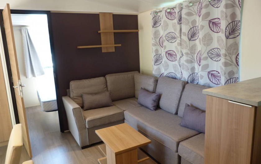 Location de vacances - Bungalow - Mobilhome à Vias - le salon