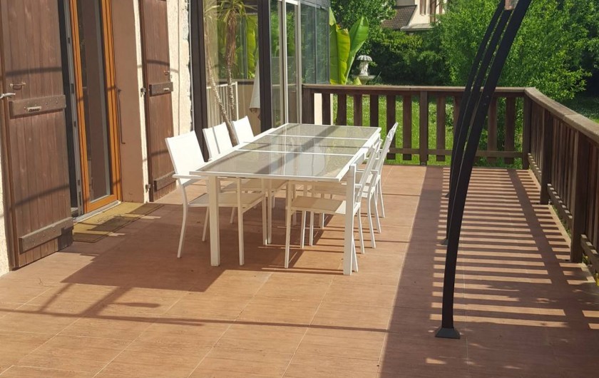 Location de vacances - Chalet à Serrières-en-Chautagne - terrasse
