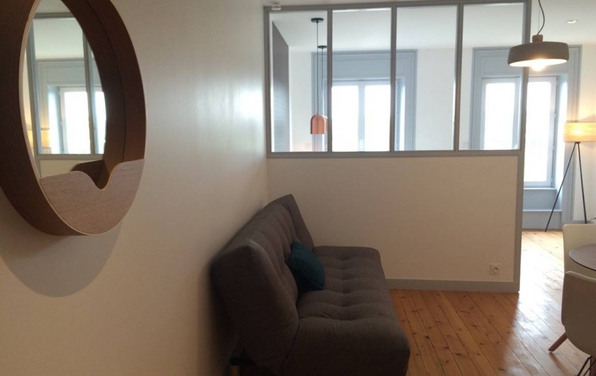 Location de vacances - Appartement à Saint-Pair-sur-Mer - Canapé convertible