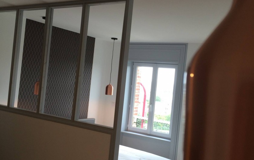 Location de vacances - Appartement à Saint-Pair-sur-Mer - Fenêtres vue sur mer