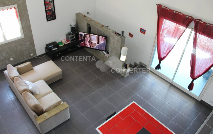 Location de vacances - Villa à Sainte Marie la Mer - espace salon