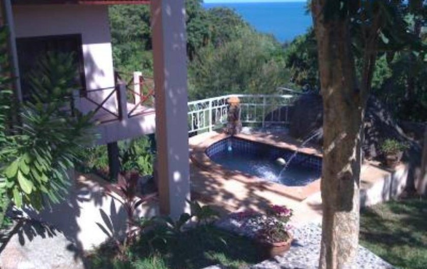 Location de vacances - Villa à Ko Samui - Terrasse face à la piscine