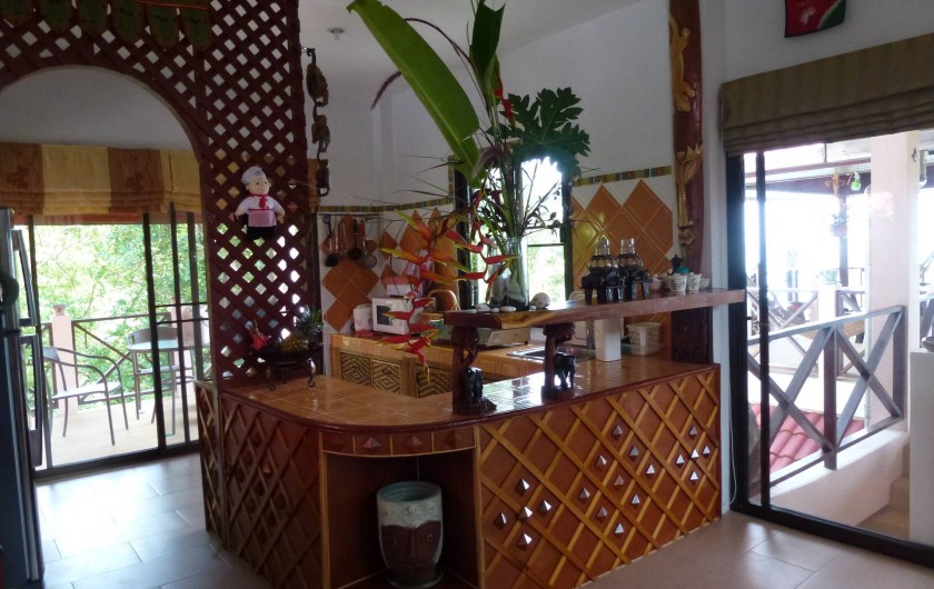 Location de vacances - Villa à Ko Samui - Cuisine, terrasses
