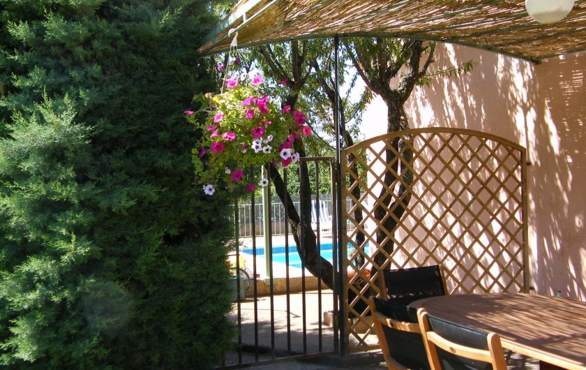 Location de vacances - Gîte à Gargas - Terrasse Sauge
