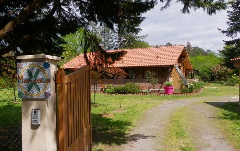 Location de vacances - Gîte à Magescq - en arrivant,  ...Bienvenue !