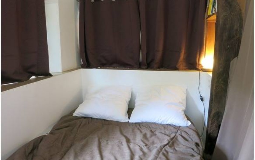 Location de vacances - Gîte à Magescq - le coin salon devenu chambre